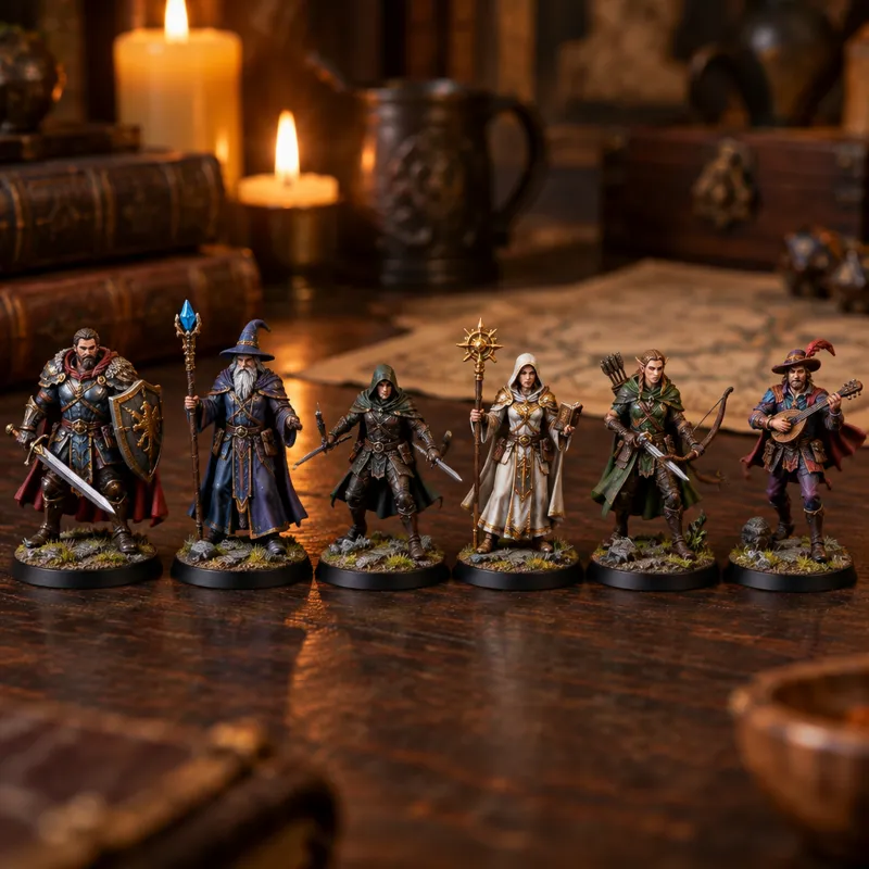 Pack de Miniaturas e Figuras